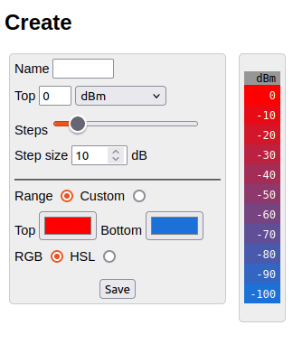 RGB Range