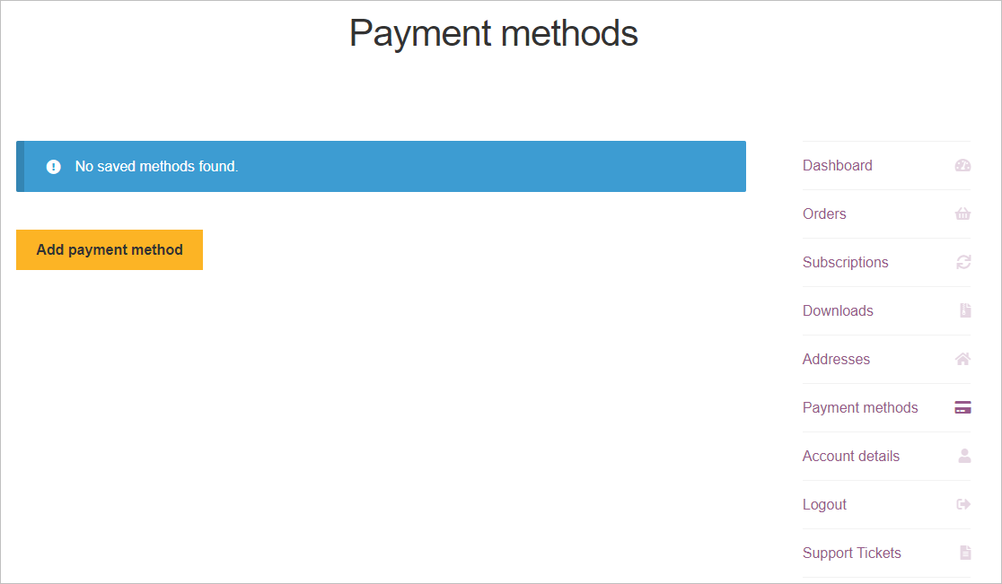Cloud-RF Account Payment Methods