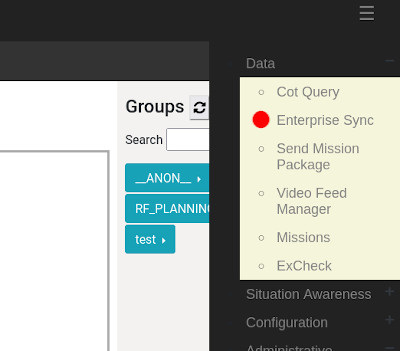 TAK server enterprise sync